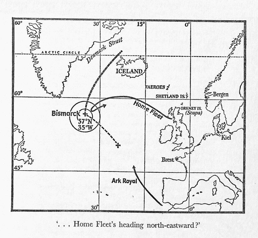 '... Home Fleet's heading north-eastward?'