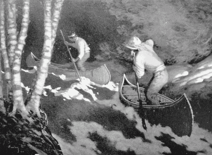 poling up the streams