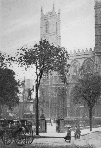 The Place d'Armes and Notre Dame Cathedral