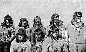 ESKIMO AT FORT CHURCHILL, HUDSON BAY From a photograph by
Dr. Robert Bell