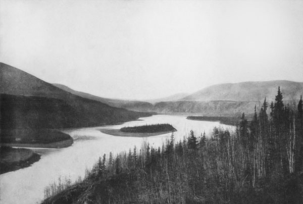 The big, blue, silt-freighted Yukon.
