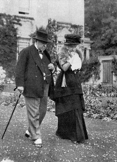MRS. WARD AND HENRY JAMES IN THE GARDEN AT STOCKS