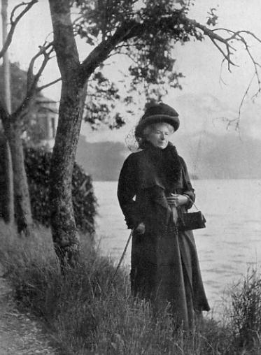 MRS. WARD BESIDE THE LAKE OF LUCERNE, 1912
