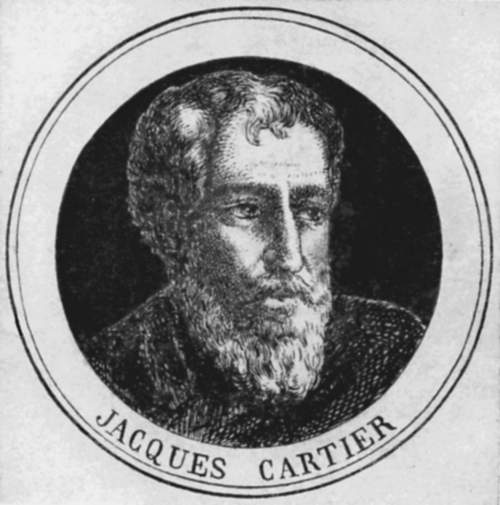 medallion of Jacques Cartier